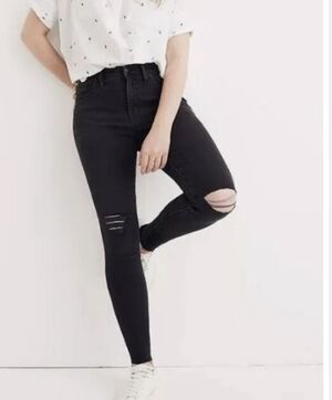Madewell 9" highrise skinny jeans